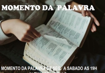 MOMENTO DA PALAVRA